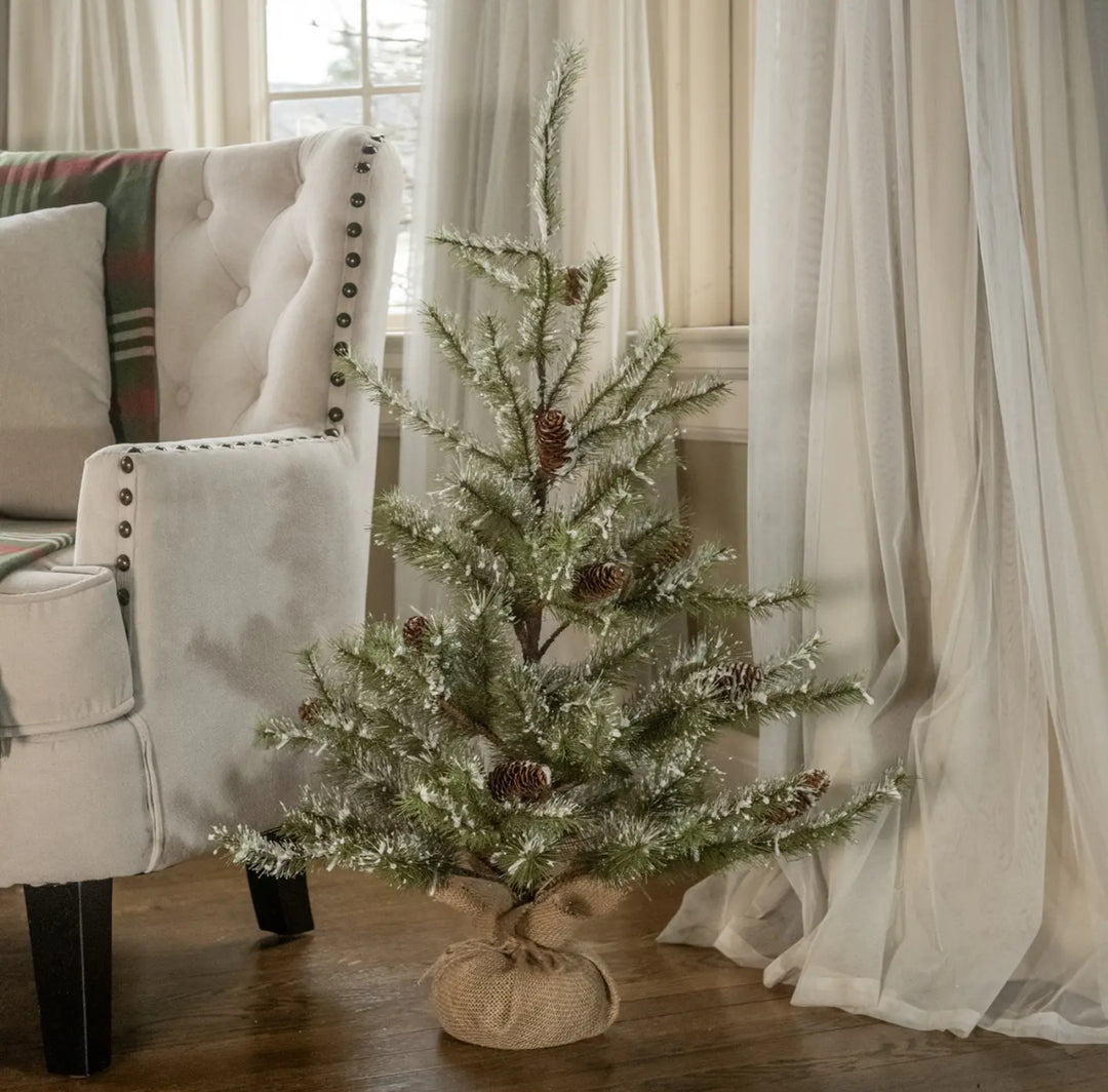 Frosted Woodland Pine Tree