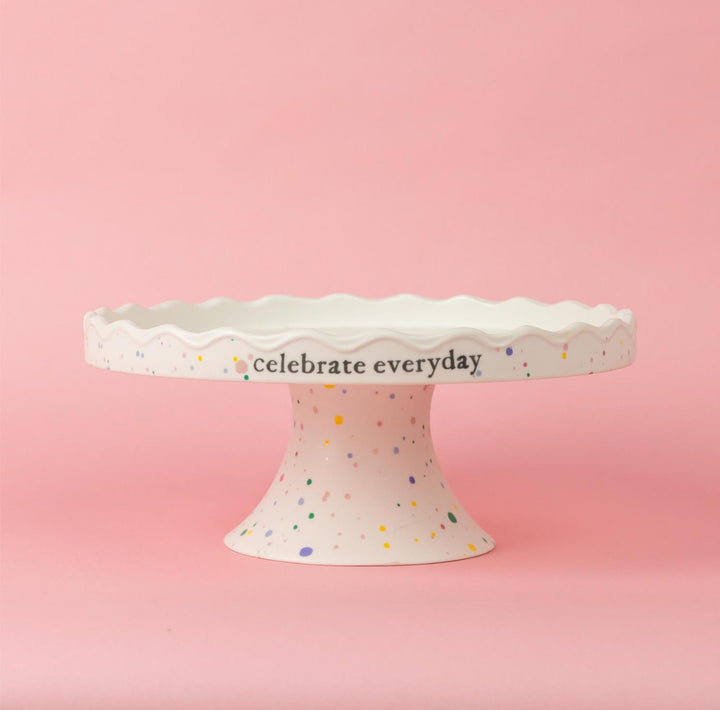 Celebrate Everyday Ceramic Cake Stand