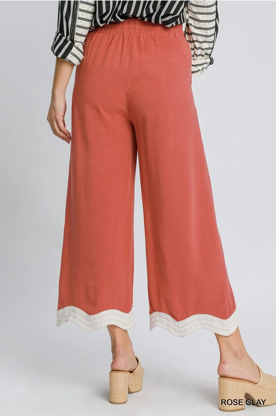 Rose Clay Wave Pants