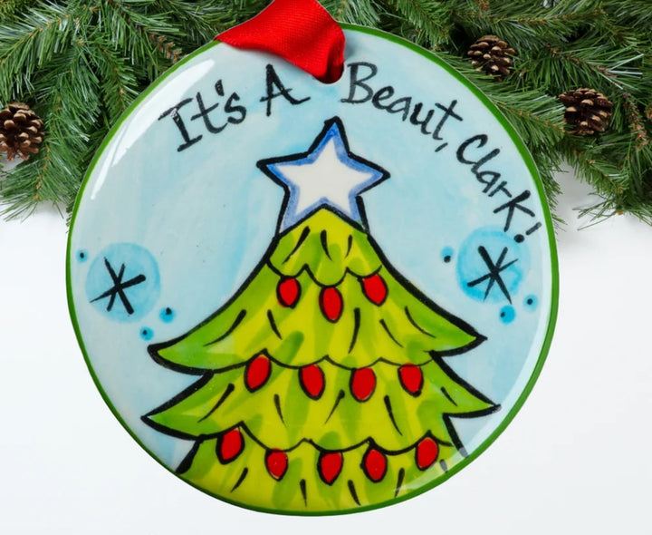 Hand Painted Disc Ornament Collection