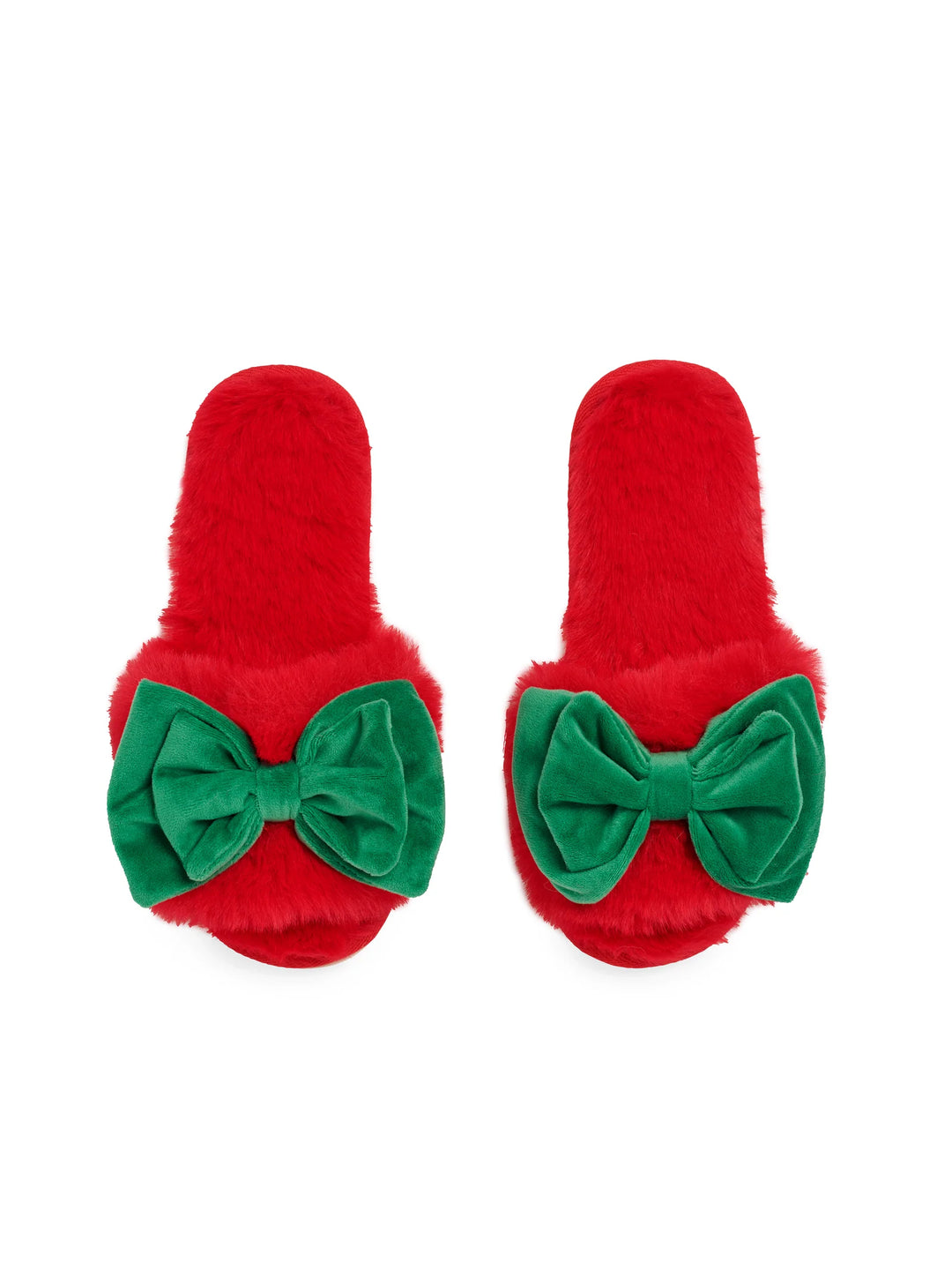 Holiday Bow Slippers
