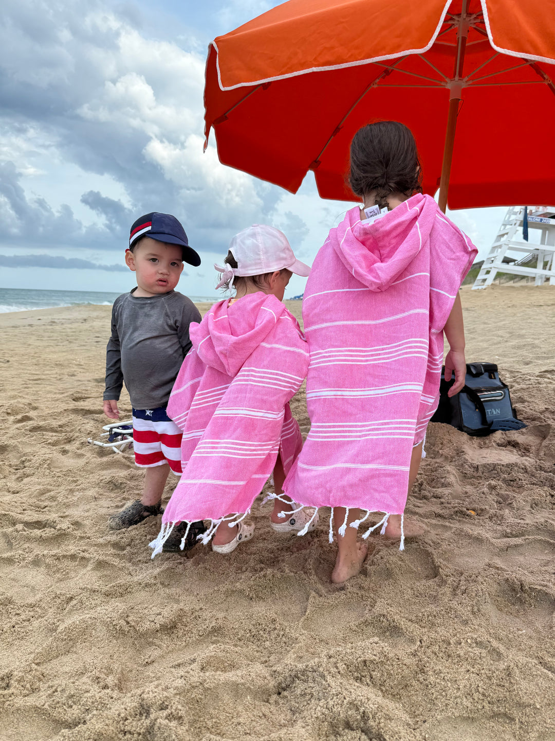 Little Tide Turkish Cotton Kids Poncho