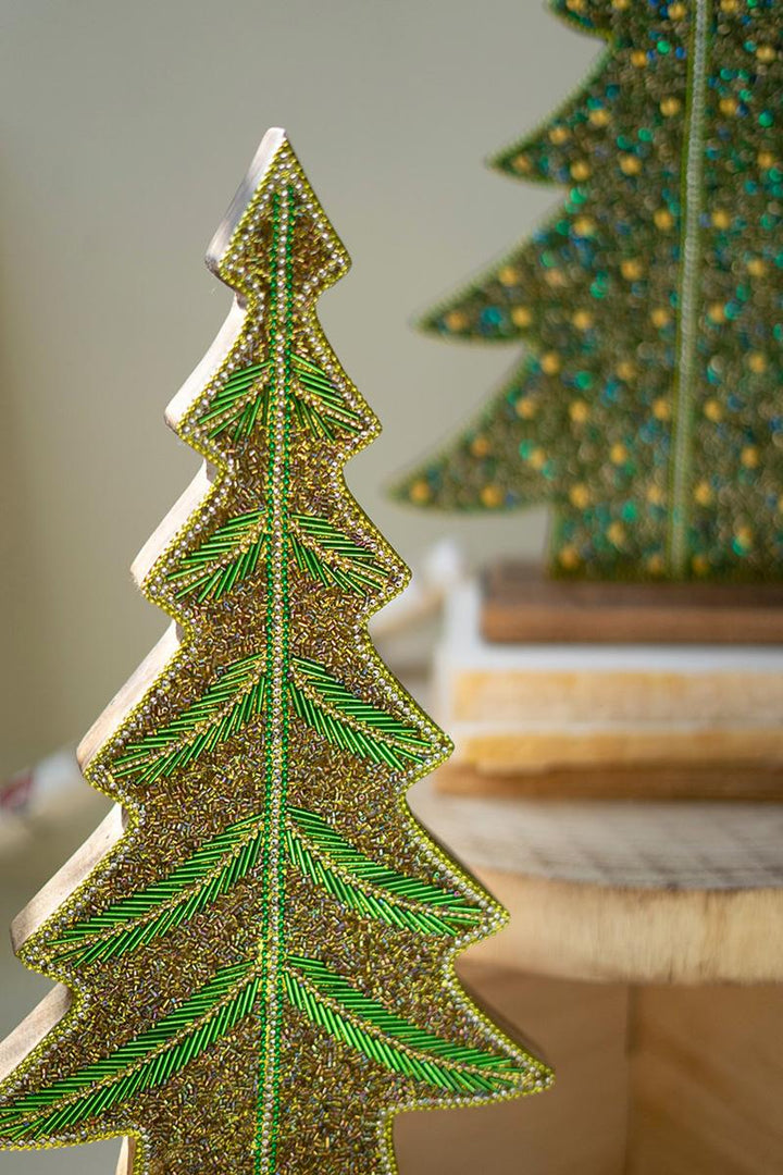 Beaded Evergreen Tree