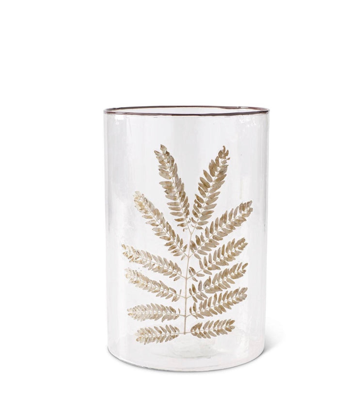 Golden Fern Glass Hurricanes
