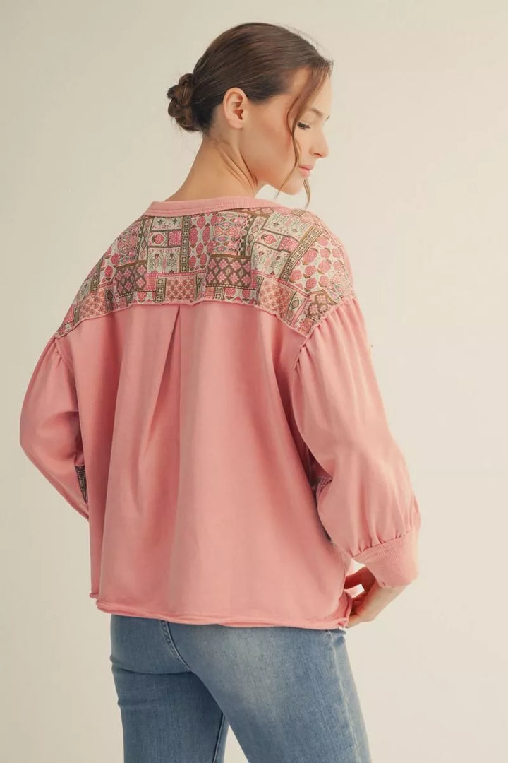 Patchwork Star Pullover