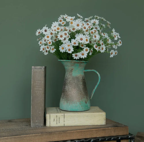 15” White Daisy Bush