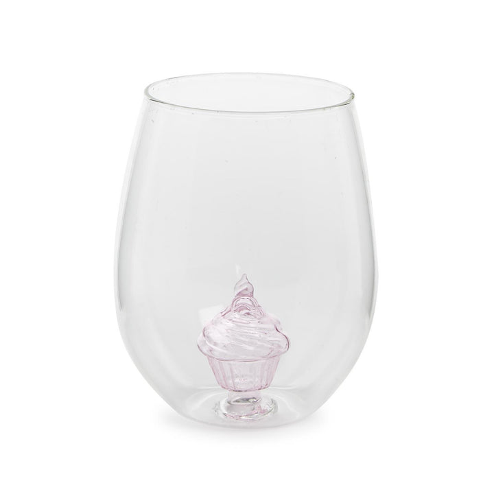 Happy Birthday Stemless Wine Glass