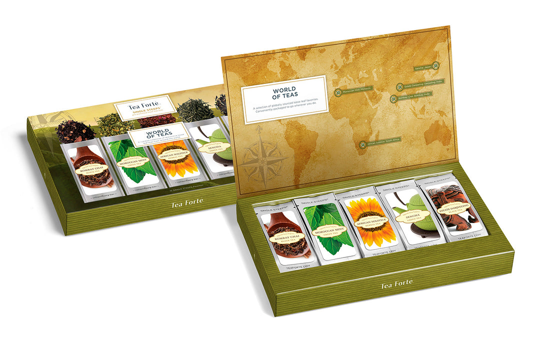 Tea Forté World of Teas Single Steeps Collection
