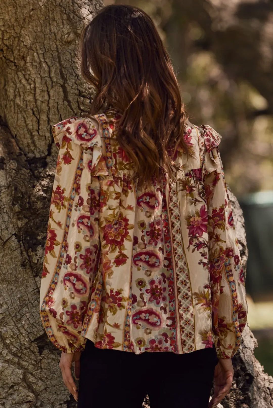 Meadow Bloom Poet Blouse