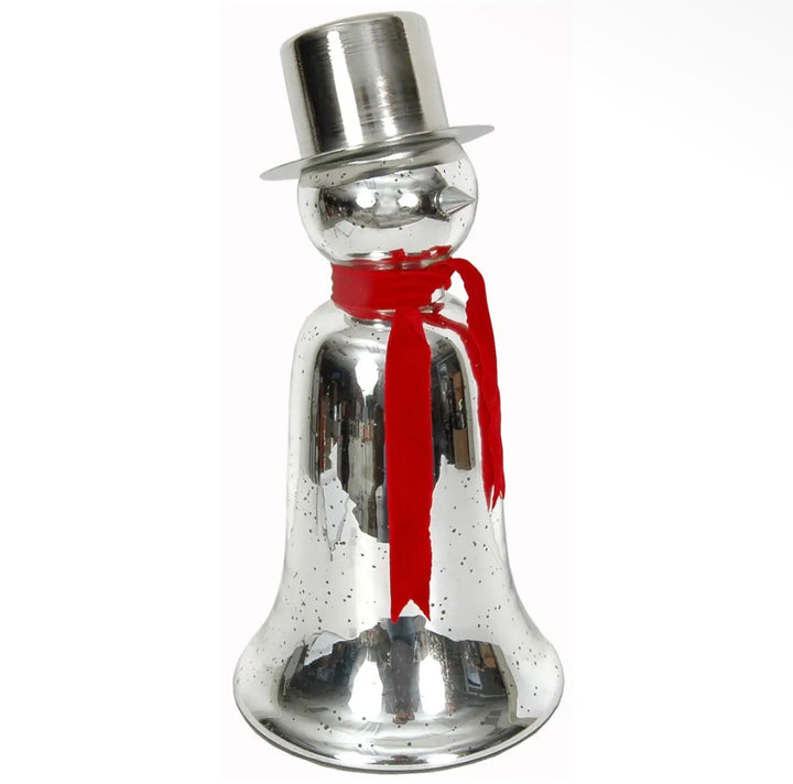 Mercury Silver Snowman Bell