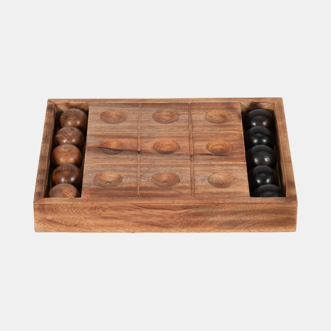 Heritage Wood Tic-Tac-Toe Board