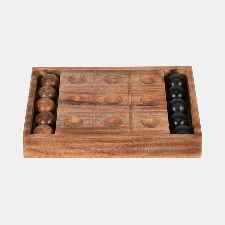 Heritage Wood Tic-Tac-Toe Board