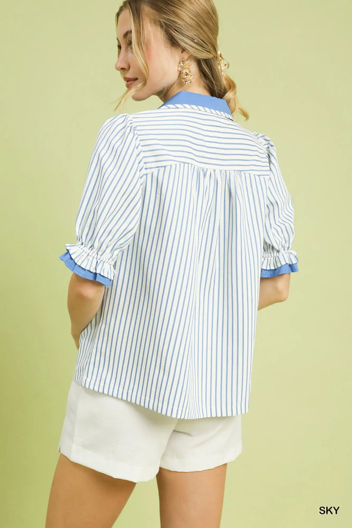 Bluebell Harbor Stripe Blouse