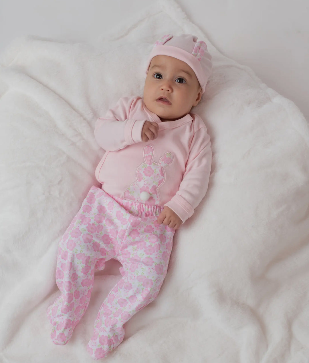 Blushing Bunny Layette Set