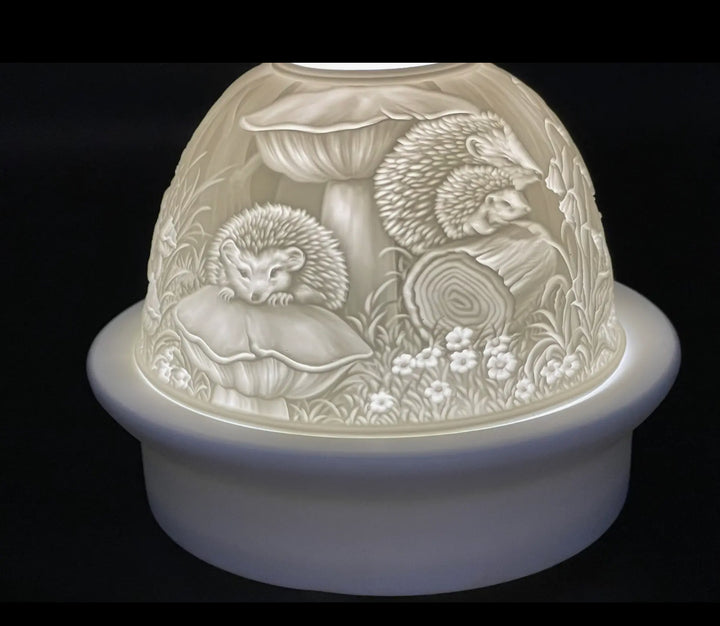 Woodland Hedgehog Luminary Dome