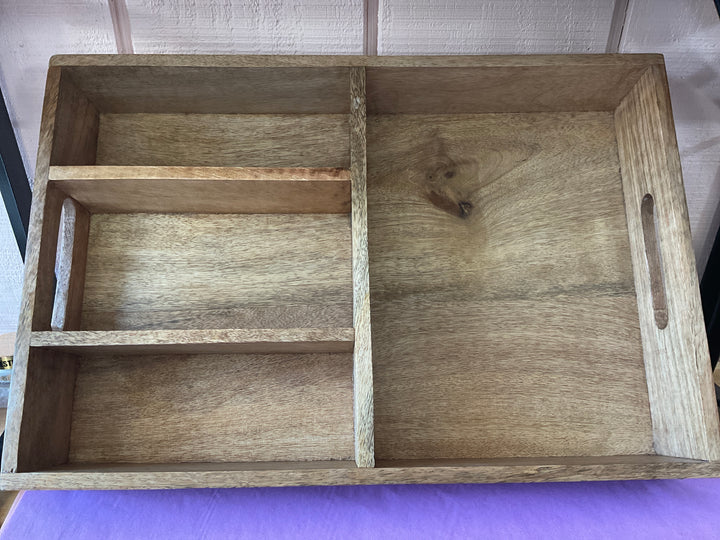 Wood Tray with Handles