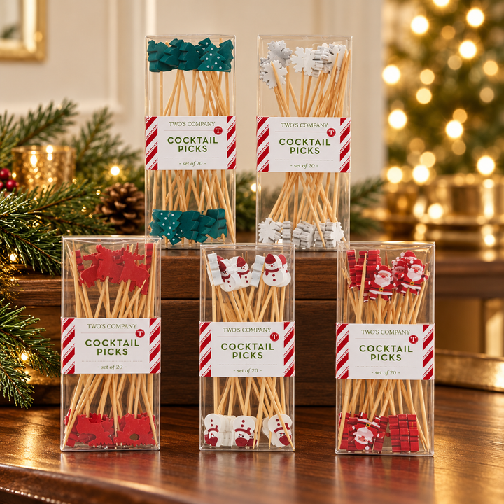 Holiday Cheers Christmas Cocktail Picks – Five Festive Styles
