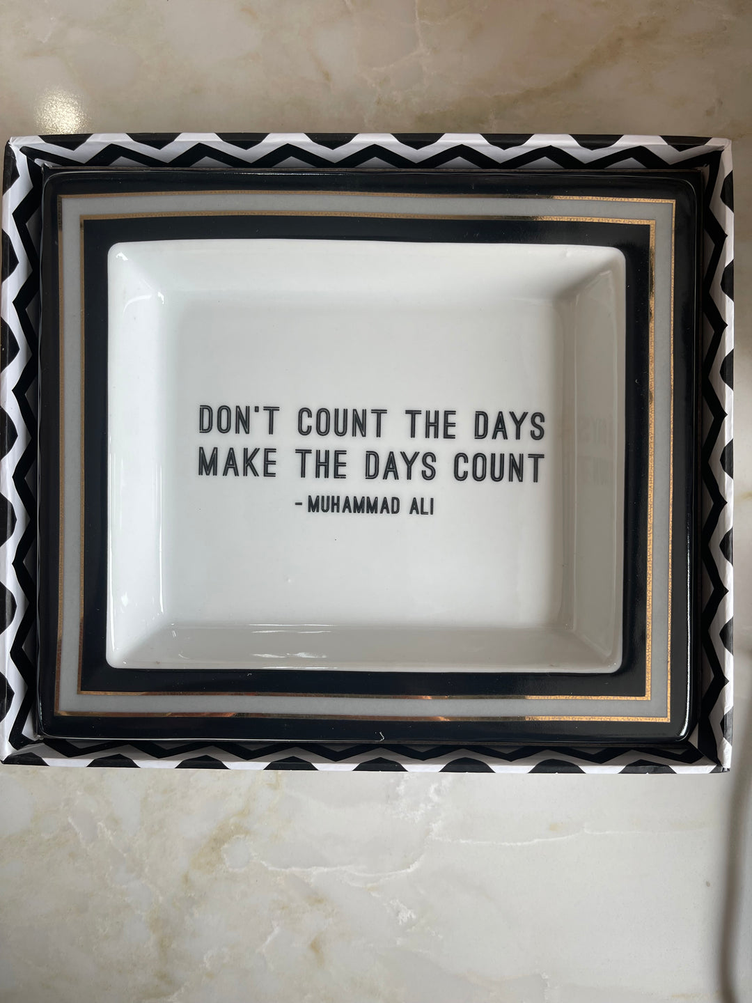 Wise Sayings Porcelain Tray