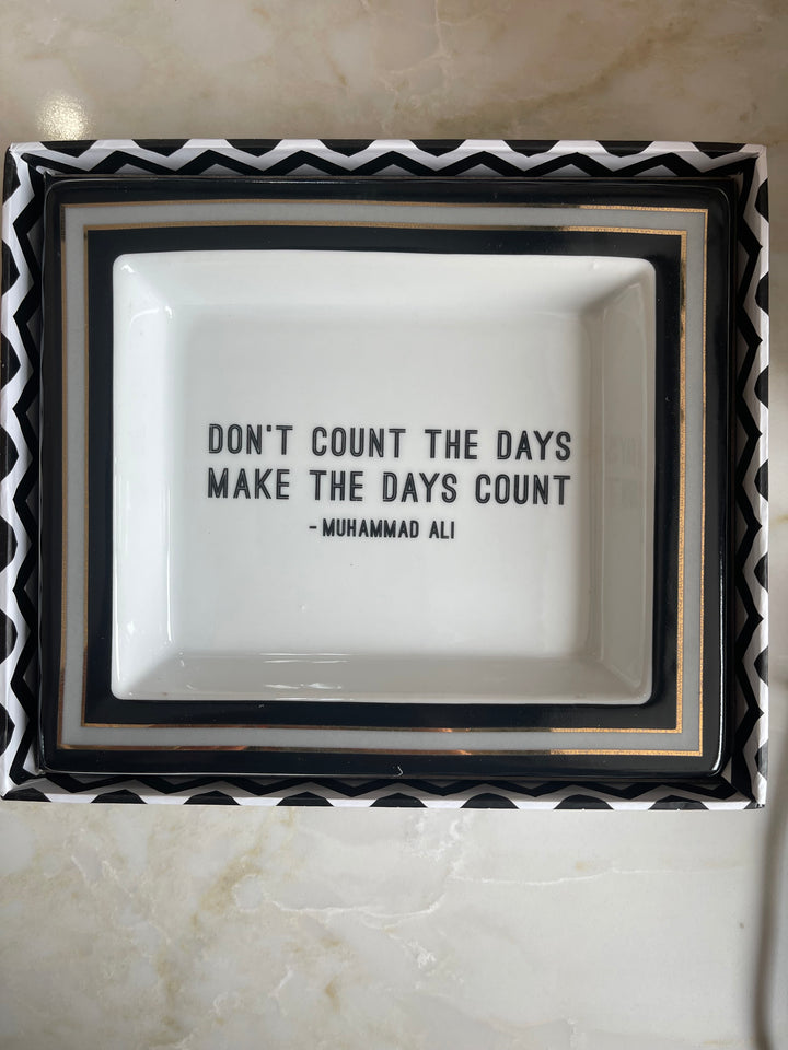 Wise Sayings Porcelain Tray