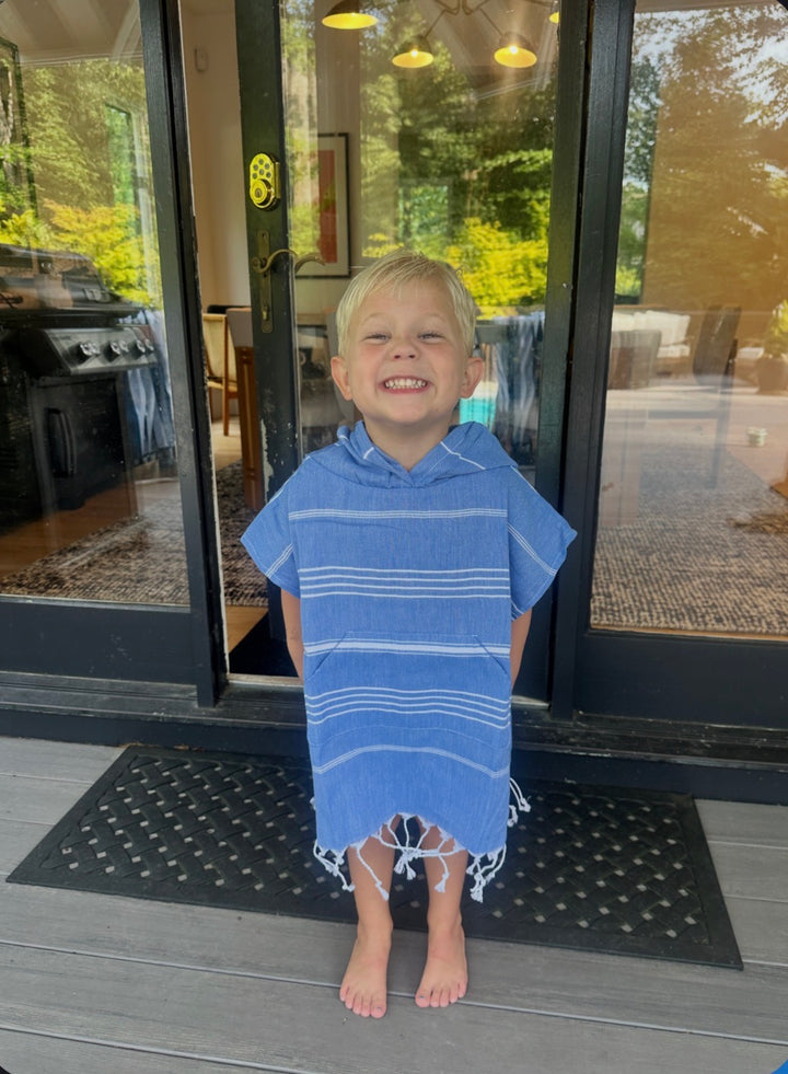 Little Tide Turkish Cotton Kids Poncho