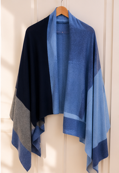 The Windsor Colorblock Cashmere Wrap