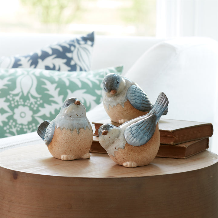 Bluebird Charm Ceramic Figurine