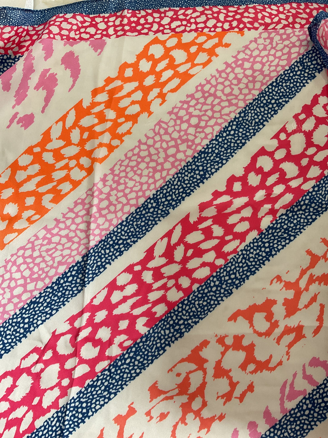 Coastal Stripe Printed Scarf