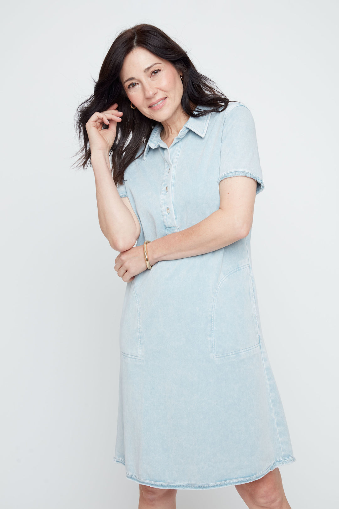 Seabreeze Soft Denim Shirt Dress