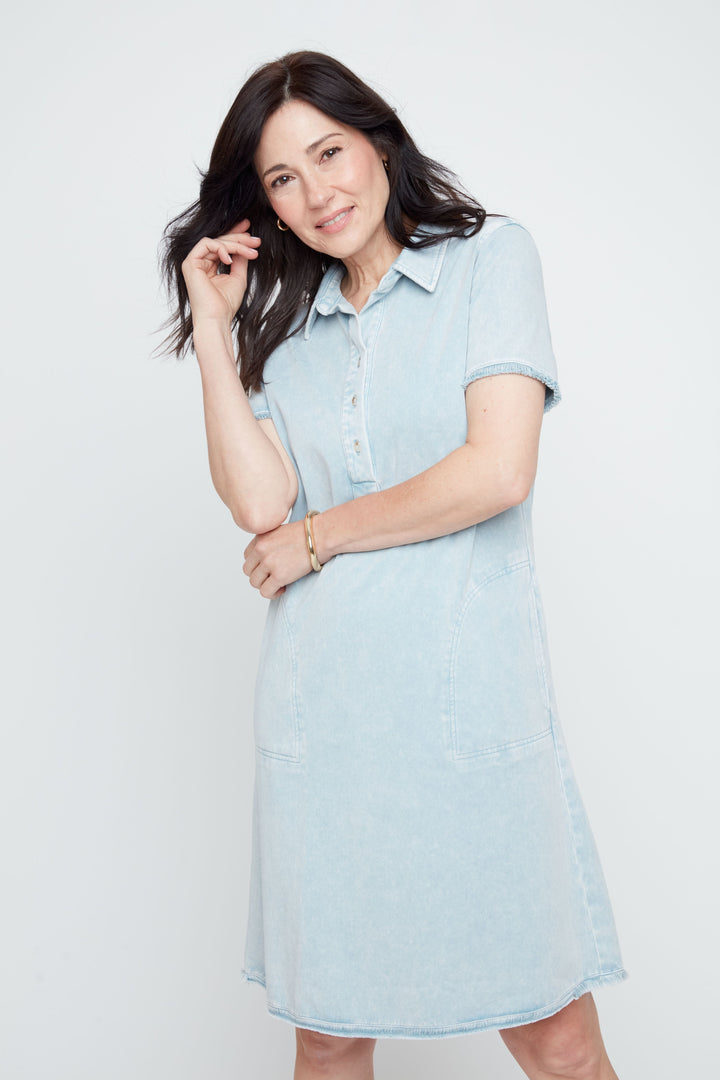 Seabreeze Soft Denim Shirt Dress