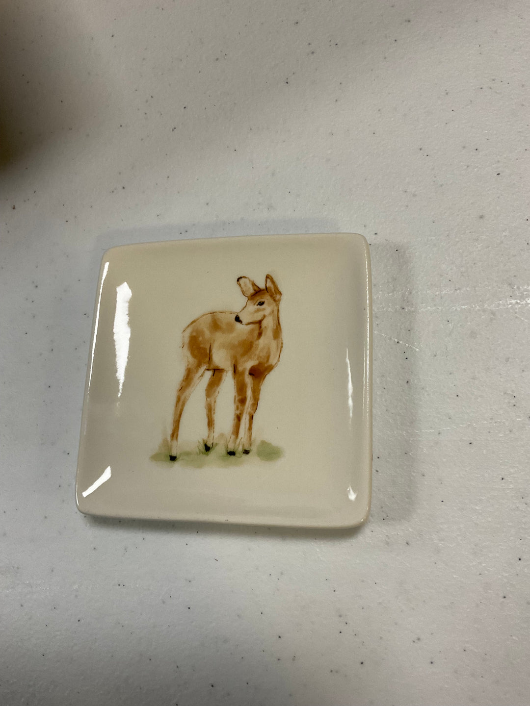 Woodland Critter Stoneware Dish