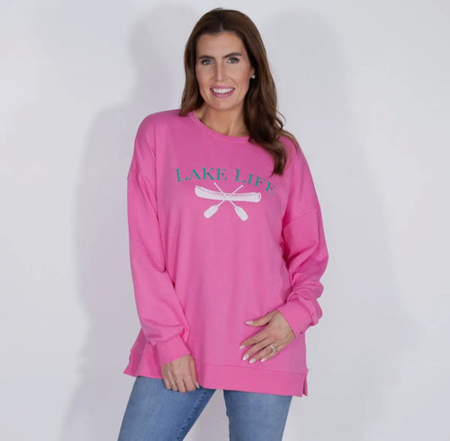 Lake Life Sequin Sweatshirt