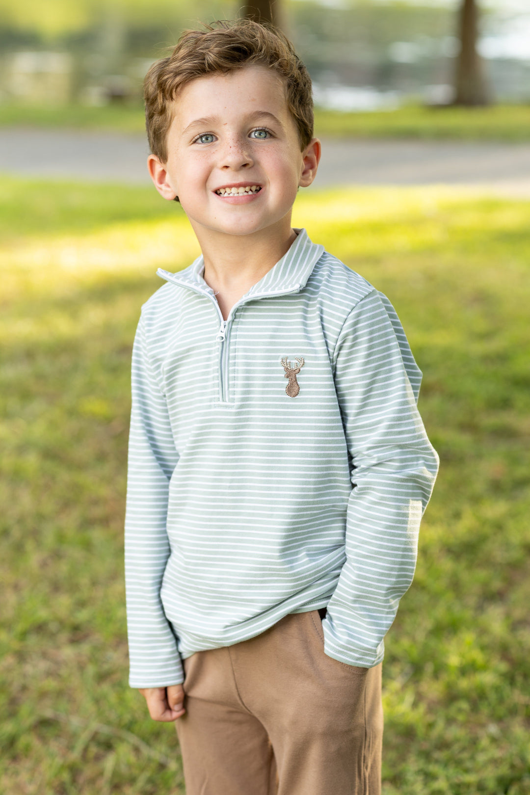 Heritage Buck Quarter-Zip Pullover