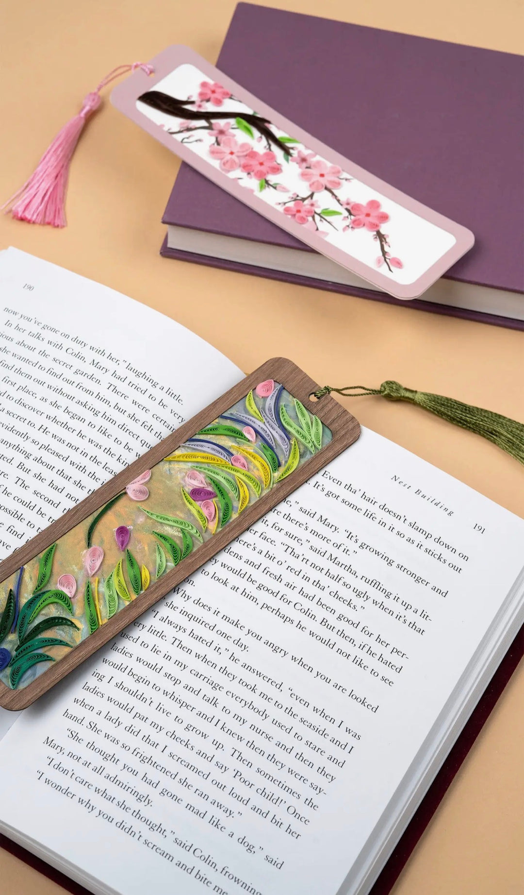 Quilled Art Bookmarks