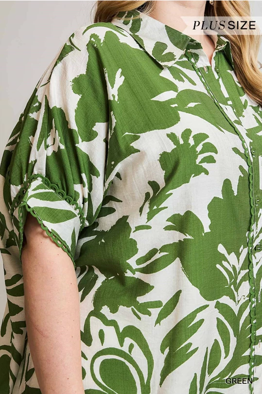 Green with Envy Top