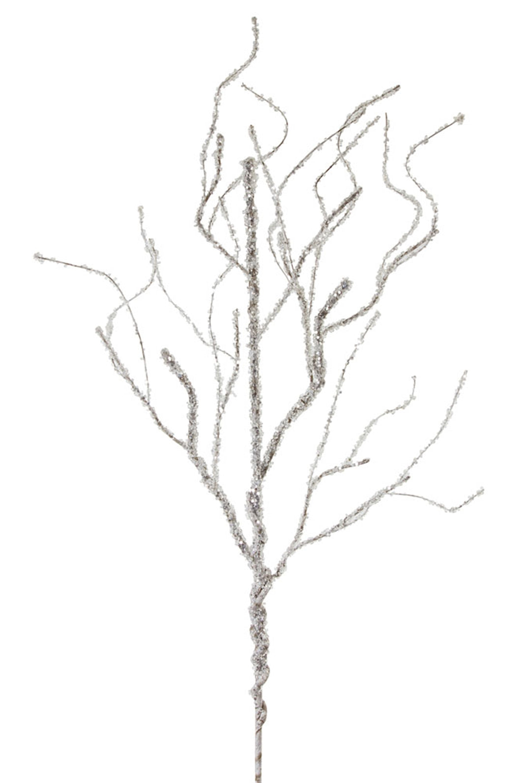 Frosted Crystal Branch Spray
