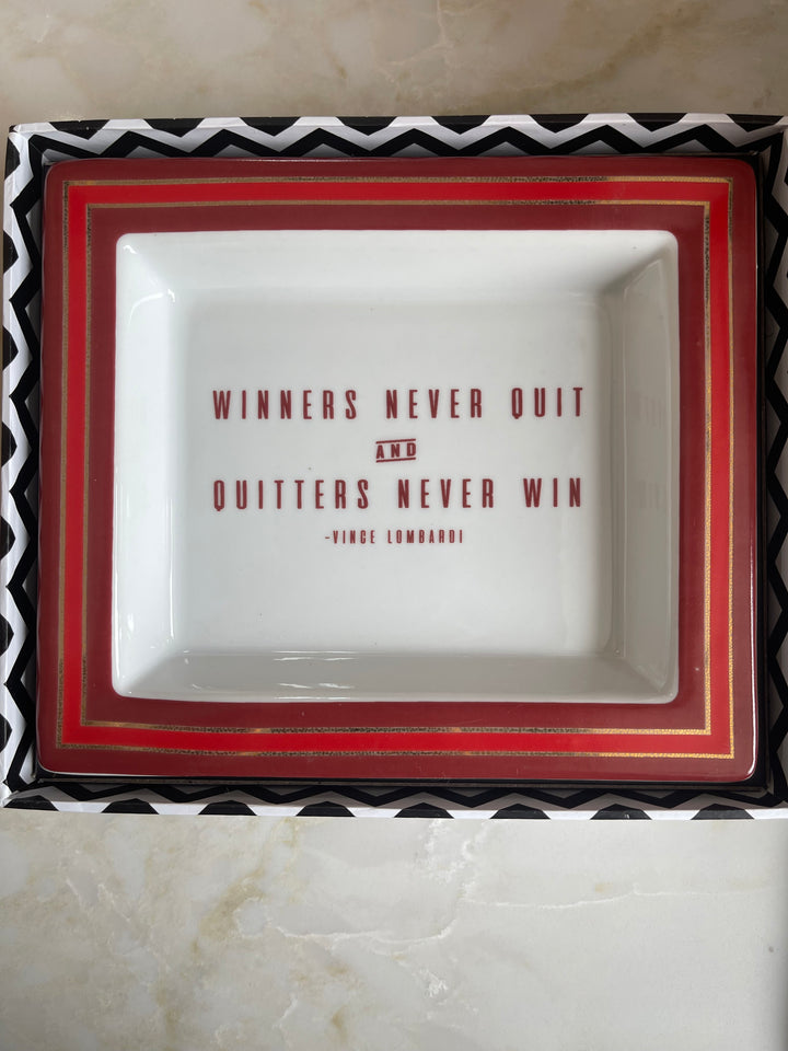 Wise Sayings Porcelain Tray