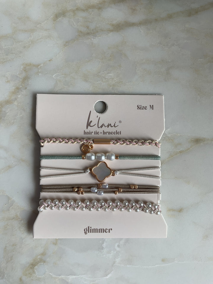 Hair Tie Bracelet Set
