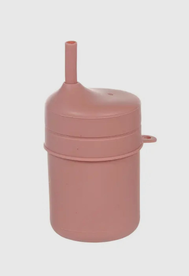 Silicone Cup with Lid and Straw