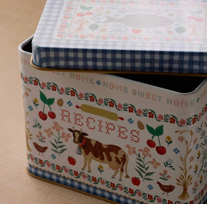 Farmhouse Heirloom Recipe Tin Set