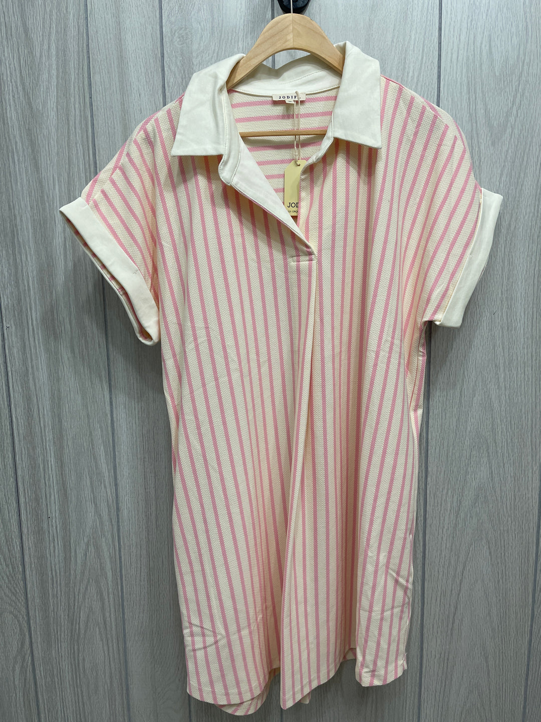 Fun in the Sun Pink Striped Dress