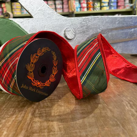 John Mark Enterprises: Tartan Velvet Ribbon