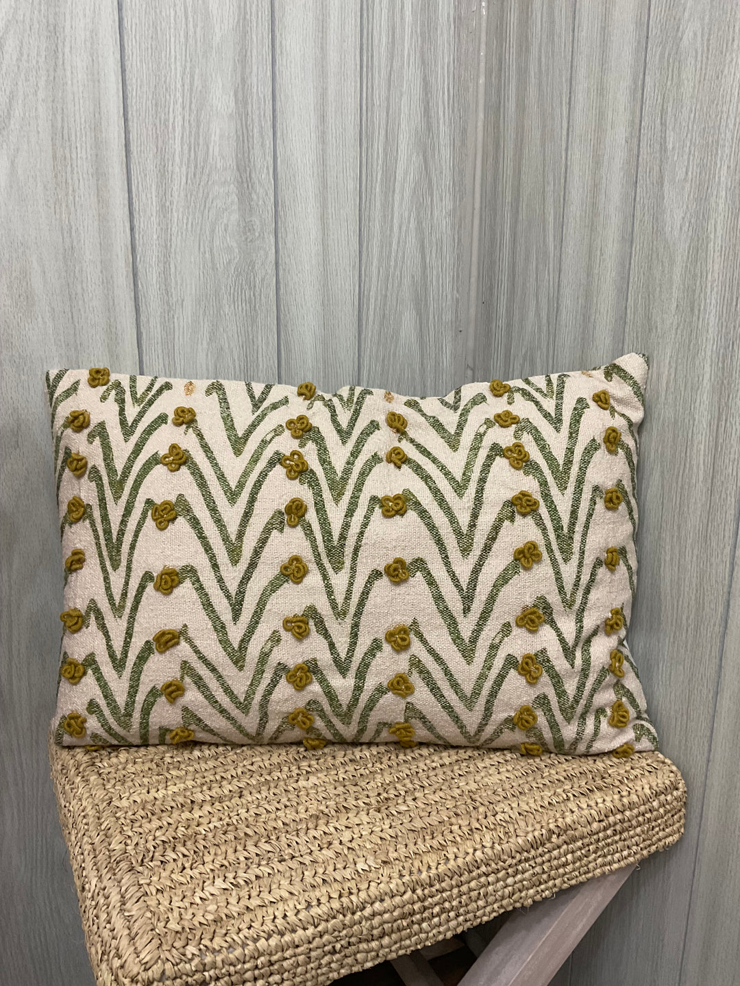 Meadow Stitch Lumbar Pillow