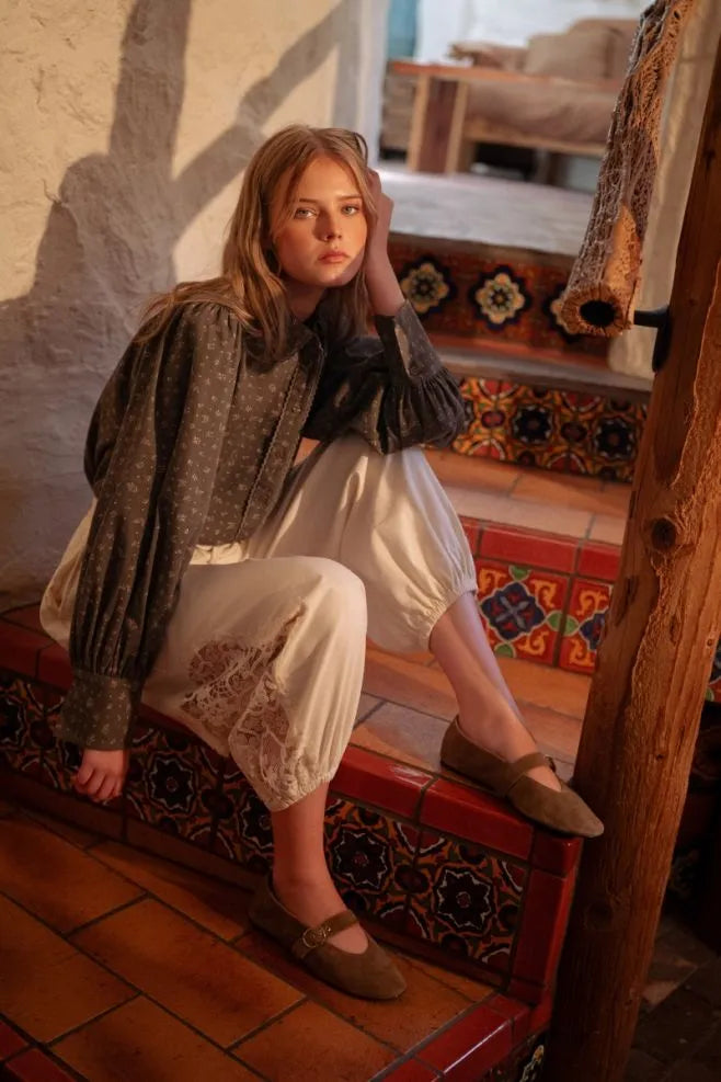 The Camille Lace Inset Pants