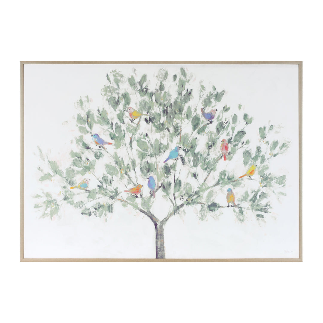 Songbird Tree Framed Wall Art
