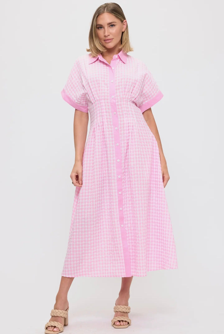 Pink Picnic Promenade Midi Dress