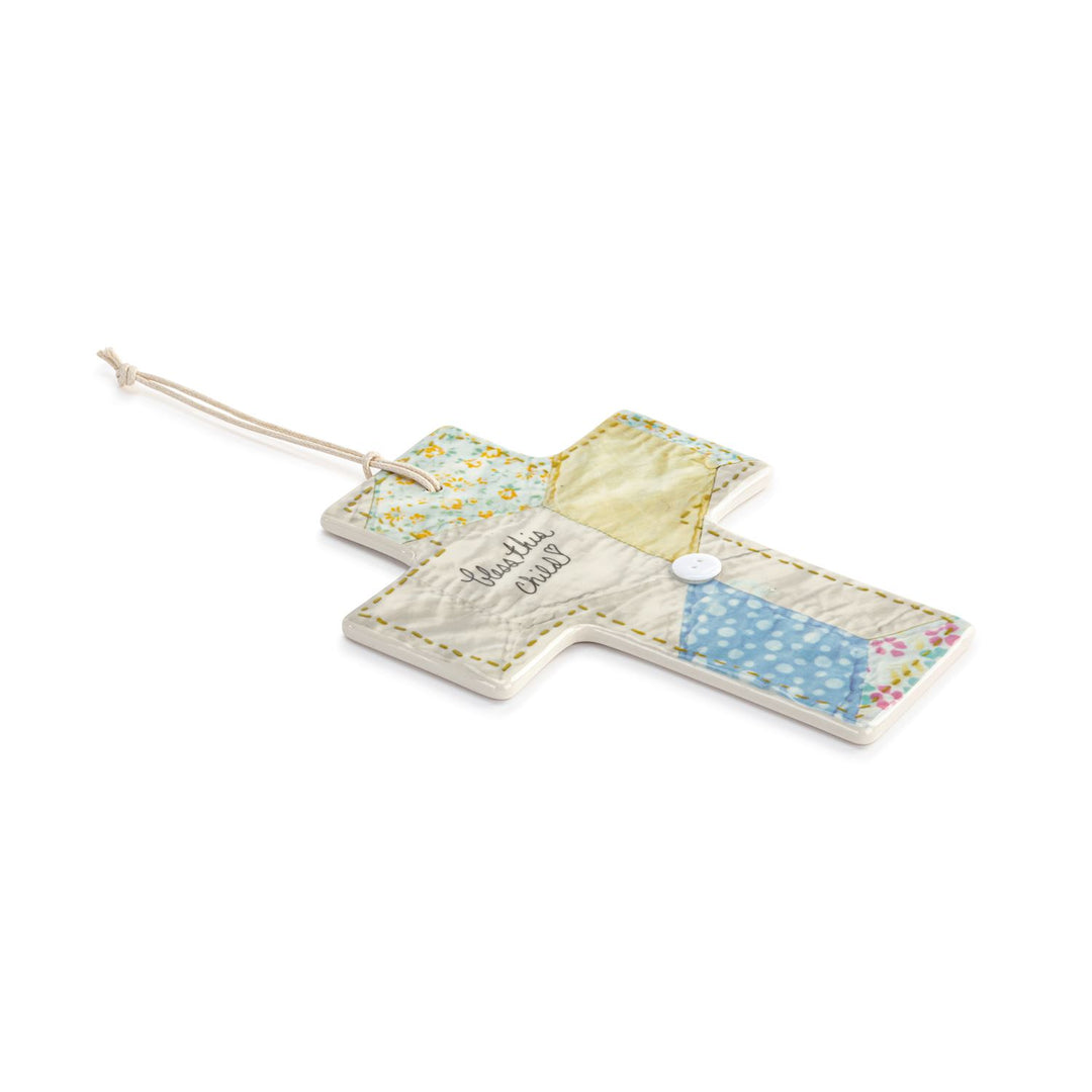 Patchwork Faith Wall Cross