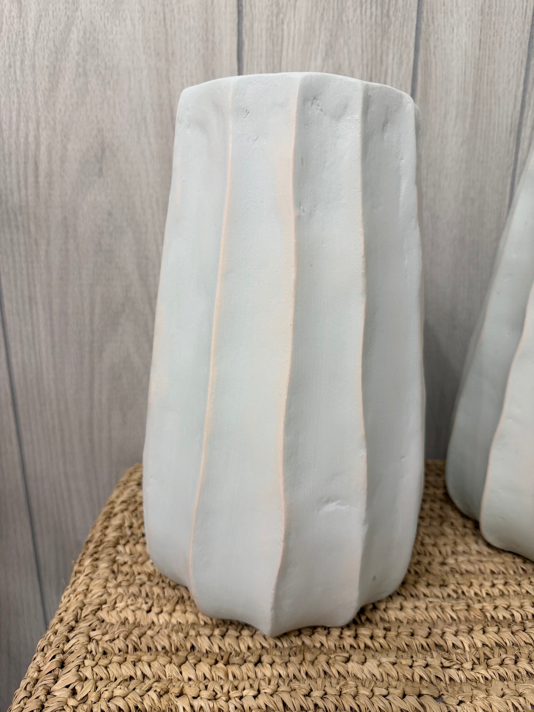 Ecomix Sculpted Neutral Vase