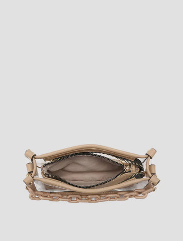 Clear Crossbody Bag with Chain