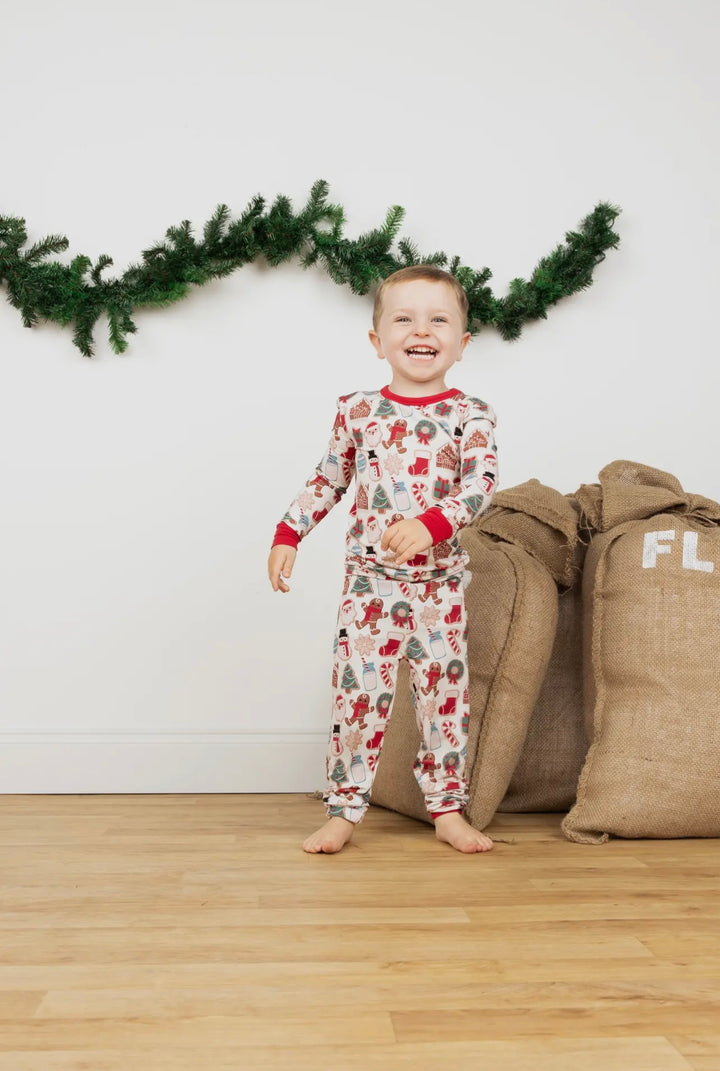 Milk & Cookies Bamboo PJ Set - Kids