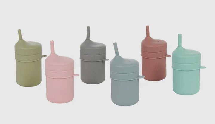 Silicone Cup with Lid and Straw